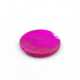 Schelp kraal, rond, roze/zwart, 20 mm (5 st.)