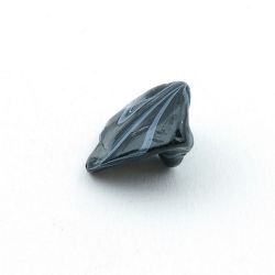 Schelp kraal, wild, zwart/wit, 20 mm (5 st.)