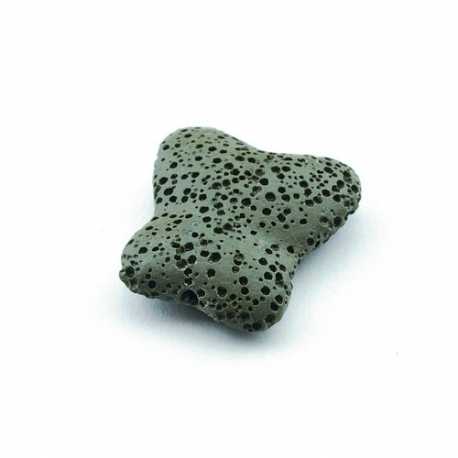 Lava kraal, vlinder, legergroen, 30 mm (3 st.)