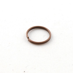 Ring split brons 12 mm (10 gram)