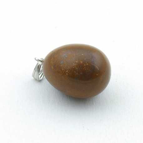 Halfedelsteen hanger druppel ca. 22 mm (1 st.)