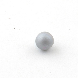 DQ Acryl kraal rond zilver metallic 10 mm (10 st.)