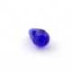 Glaskraal, druppel met facetten, donkerblauw, 16 x 10 mm (10 st.)