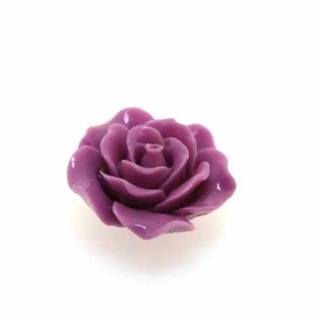 Hanger, roosje, oudroze, 25 mm (3 st.)
