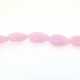 Glaskraal, brokje, roze, 20 mm (streng)