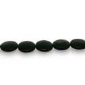 Glaskraal, rond, zwart, 14 mm (streng)