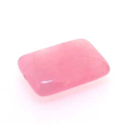 Dyed Jade, kraal, rechthoek, roze, 30 x 22 mm (3 st.)