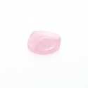 Glaskraal, rond, roze, 16 mm (streng)