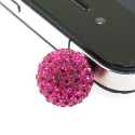 Pimpin glitterbal voor mobiele telefoon, fuchsia, 14 mm (1 st.)