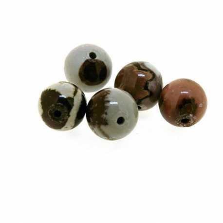 Arctic Jaspis kraal rond 8 mm (10 st.)