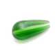 Glaskraal, druppel, groen, 20 x 10 mm (streng)