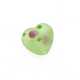 Glaskraal, hart, groen, frost, 14 mm (5 st.)