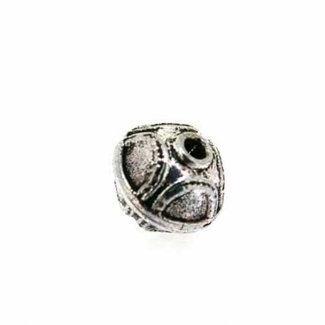 Metalen kraal, rond, zilver, 14 mm (3 st.)