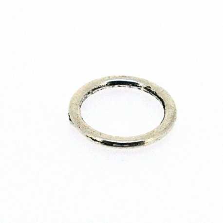 Montagering, metaal, zilver, 16 mm (10 st.)