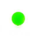 Glaskraal, rond, neon groen, mat, 10 mm (streng)