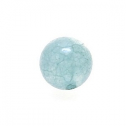 dyed Jade, kraal, rond, blauw, 8 mm (10 st.)