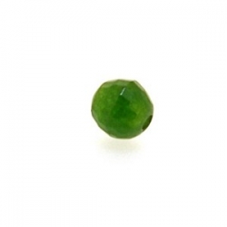 Dyed Jade, kraal, groen, rond, facet, 6 mm (10 st.)
