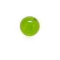 Gekleurd steen kraal, rond, groen, 6 mm (10 st,.