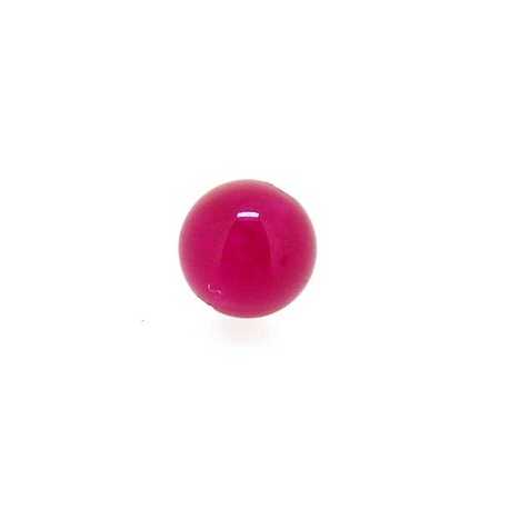 Gekleurd steen kraal, rond, fuchsia, 8 mm (10 st.)
