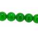 Glaskraal, rond, groen, 4 mm (streng)
