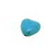 Gekleurd Turquoise, kraal, hart, turquoise, 11 mm (5 st.)