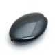 Glaskraal, ovaal, zwart, 18 x 14 mm (6 st.)