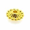 Metaal, spacer, goud, 4 x 11 mm (10 st.)