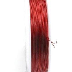 Wire Wire, rood, 0.4 cm (10 mtr.)