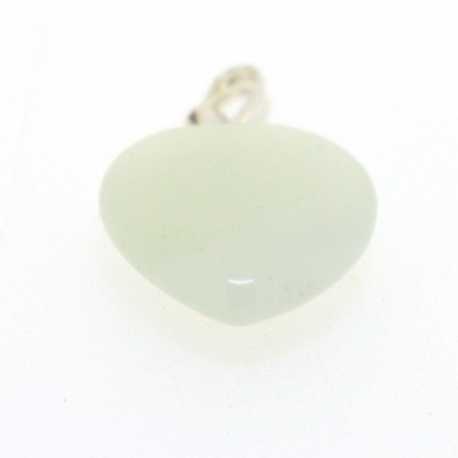 Halfedelsteen hanger hart 22 mm (1 st.)