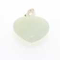 Halfedelsteen hanger hart 22 mm (1 st.)