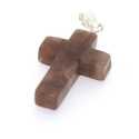 Halfedelsteen hanger kruis 25 x 14 mm (1 st.)