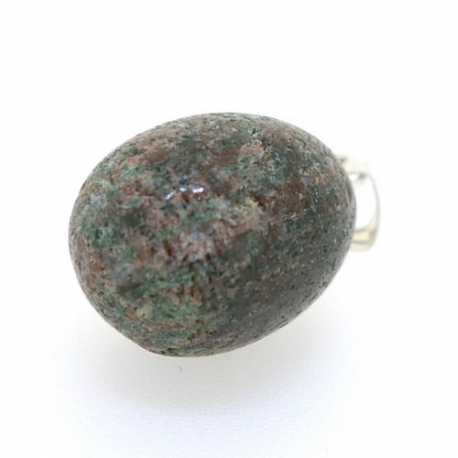 Halfedelsteen hanger druppel ca. 22 mm (1 st.)