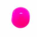 Glaskraal, rond, roze, 8 mm (10 st.)