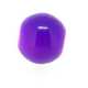 Glaskraal, rond, paars, 8 mm (10 st.)