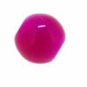 Glaskraal, rond, fuchsia, 8 mm (10 st.)