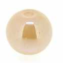 Luster kraal, rond, beige, 4 mm (76 st.)