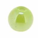 Luster kraal, rond, groen, 6 mm (20 st.)
