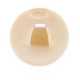 Luster kraal, rond, donker champagne, 8 mm (10 st.)
