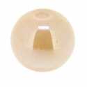 Luster kraal, rond, donker champagne, 8 mm (10 st.)