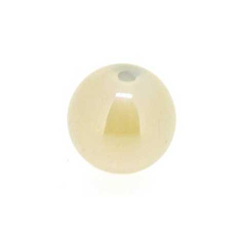 Luster kraal, rond, champagne, 8 mm (10 st.)