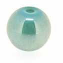 Luster kraal, rond, petrol, 8 mm (10 st.)
