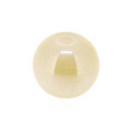 Luster kraal, rond, champagne, 8 mm (10 st.)