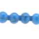 Gekleurd Turquoise, kraal, rond, blauw, 6 mm (streng)