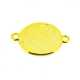Metaal, verdeler/tussenstuk, goud, rond, muntje, 26 mm (5 st.)