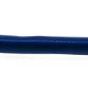 PU leer, rond, blauw, mm (1 mtr.)