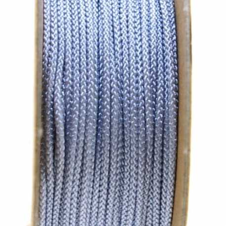 Shamballa draad, grijs, 1 mm (ca. 12 mtr.)