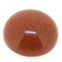 Cabochon halfedelsteen Brown Goldstone rond 14 mm (5 st.)