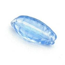 Glaskraal, ovaal, blauw (streng)