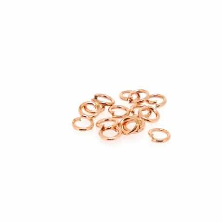 Ring open roségoud 8 mm (10 gram)