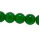 Glaskraal, rond, groen, 6 mm (streng)